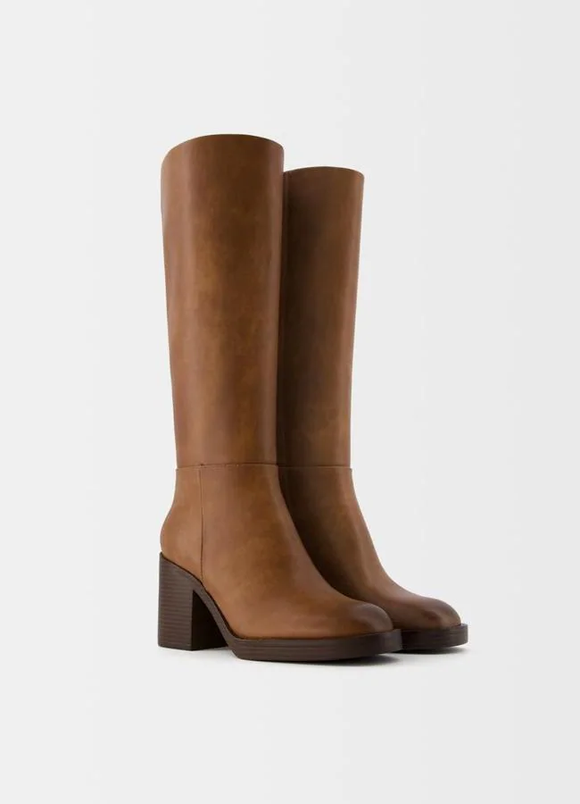 Bottes à talons rétro