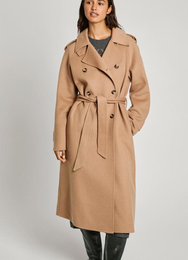 Pepe Jeans Brown Coat, 135 euros.