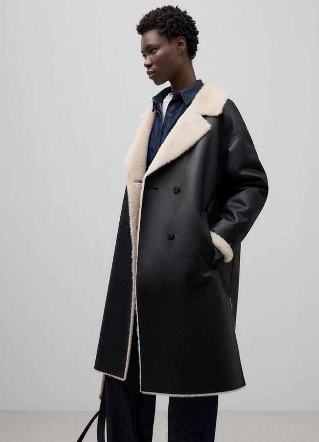 Coat en cuir d'Adolfo Domínguez, 149 euros.