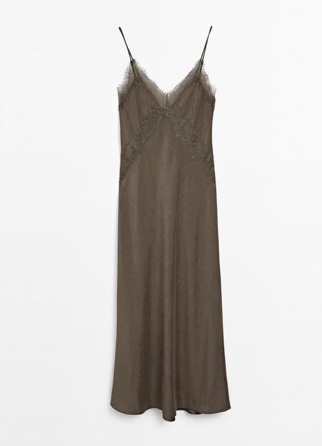Robe de lingerie Midi Massimo Dutti (89,95 €)