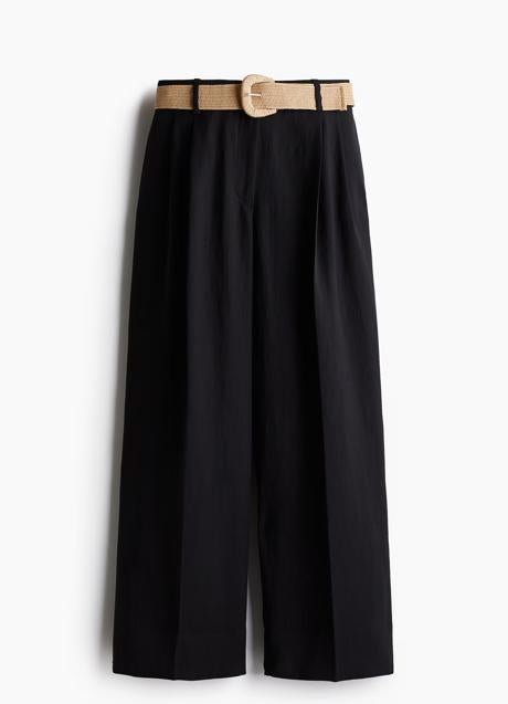 Pantalon H&M noir (34,99 euros)