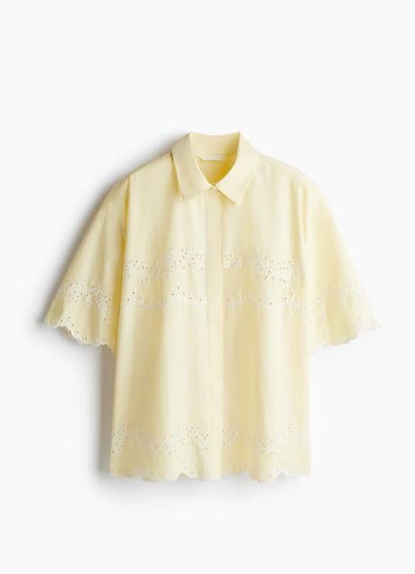 Chemise H&M jaune (29,99 euros)