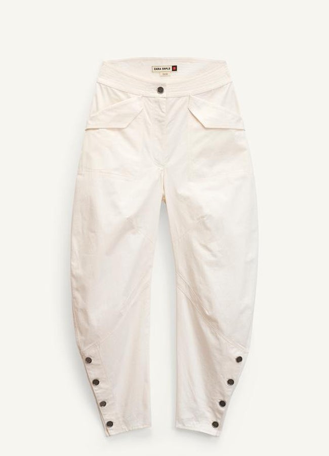 Pantalons de boutons Zara.