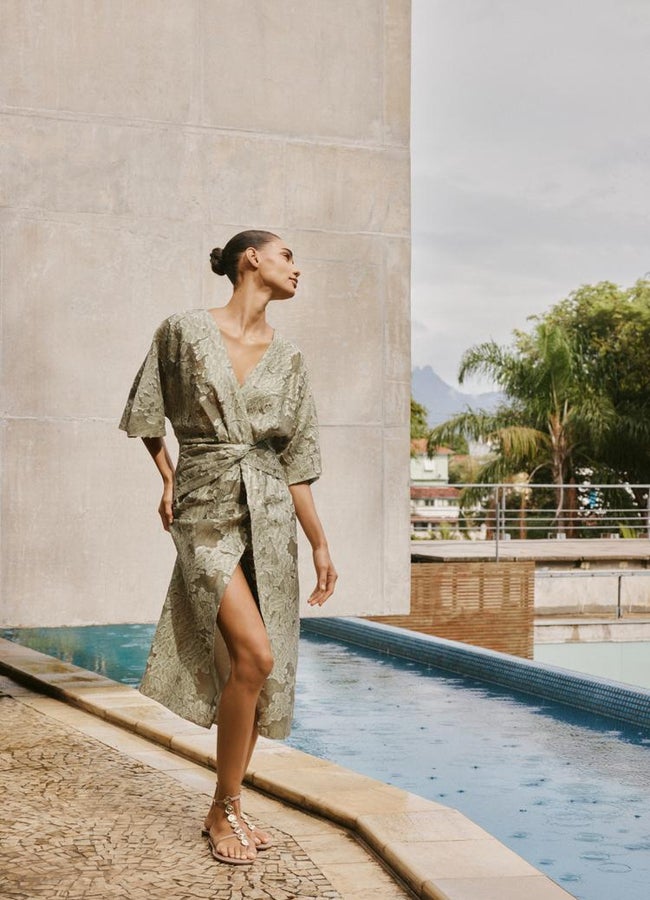 Robe de texture Zara.