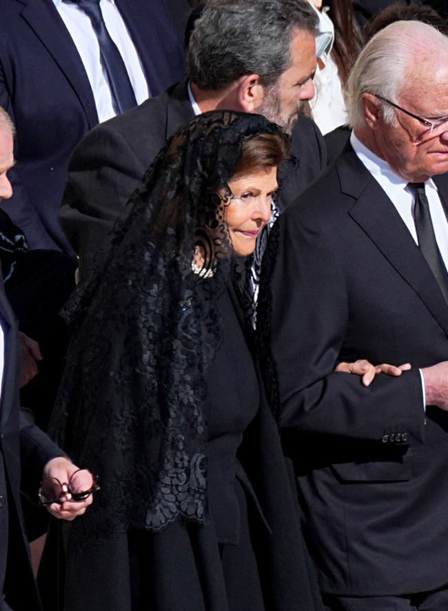 Silvia de Suède aux funérailles du pape François 1 (GTRES)