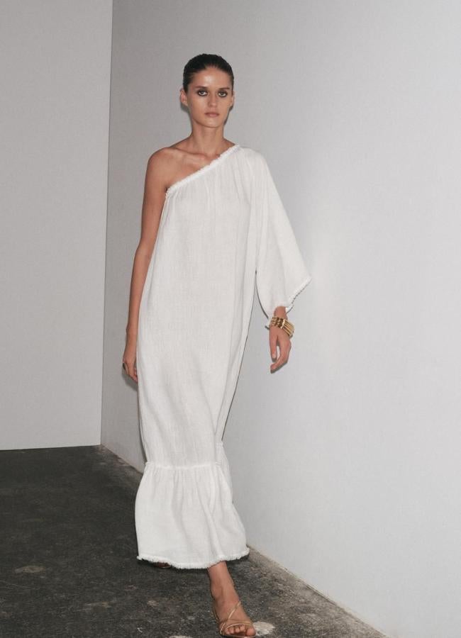 Robe longue lino ligne
