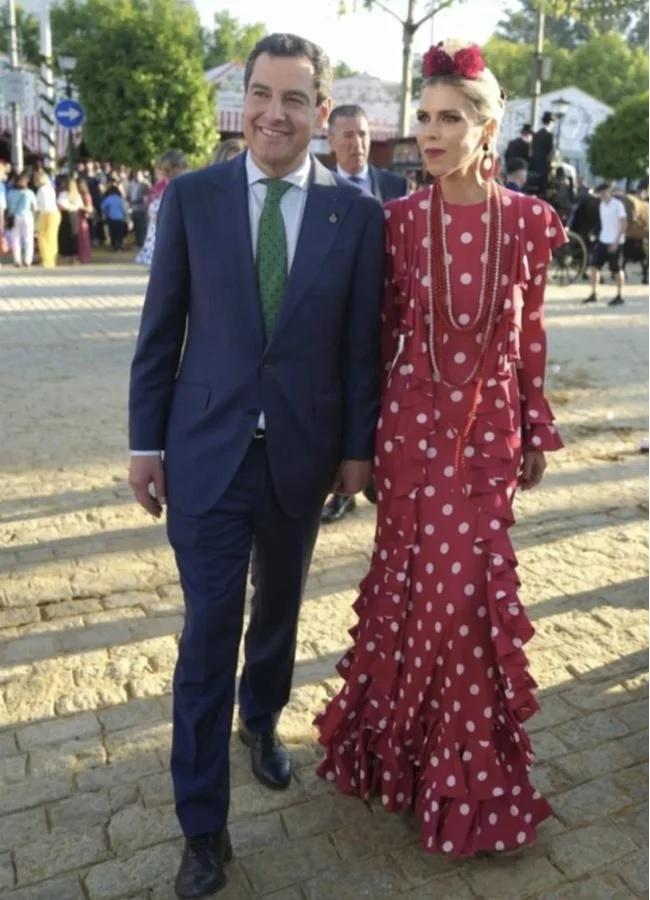 Manuela Villena à la foire de Séville (@juanmorenobonilla)