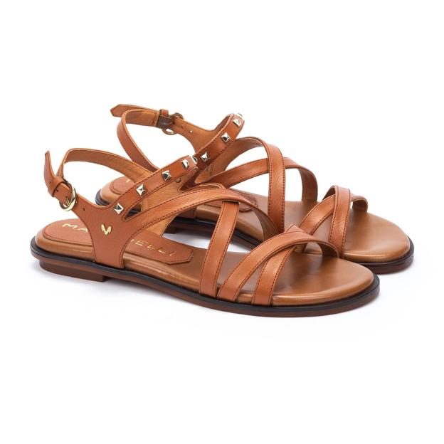 Sandale brune Mazzini de Martinelli, 99,95 euros.