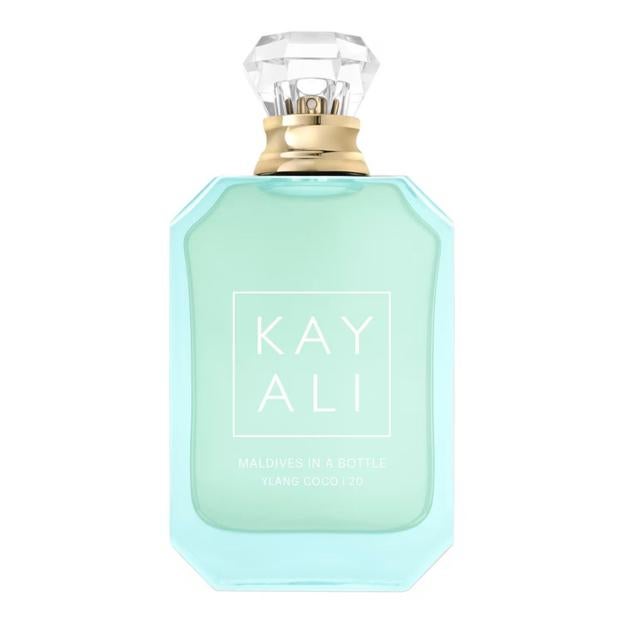 Maldives dans une bouteille ylag Coco 20 de Kayali. Prix: 110 euros