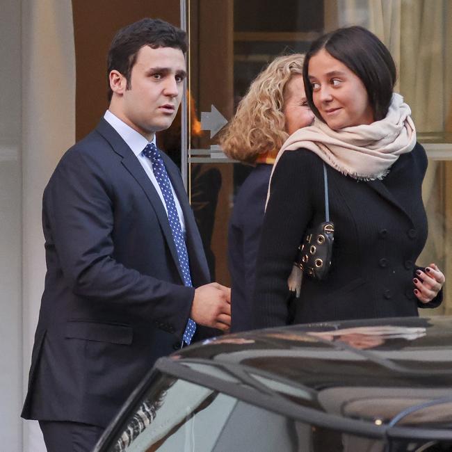 Felipe Juan Froilán à Madrid, avec sa sœur, Victoria Federica.