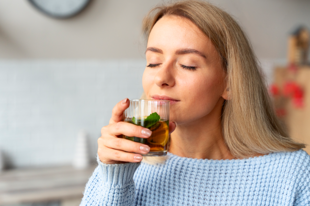L'effet de nombril plat à 10 perfusions pour des digestions plus légères