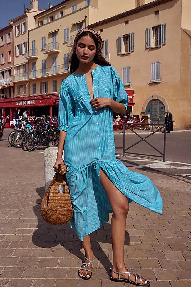Robe bleue Balzac Paris (180 euros)