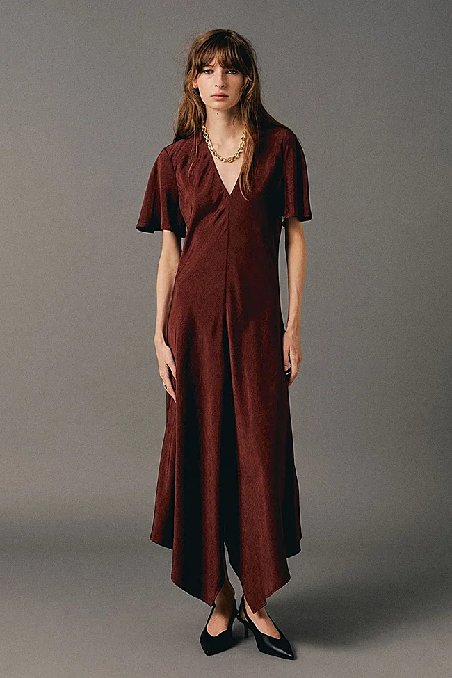 Robe marron Sfera (59,99 euros)