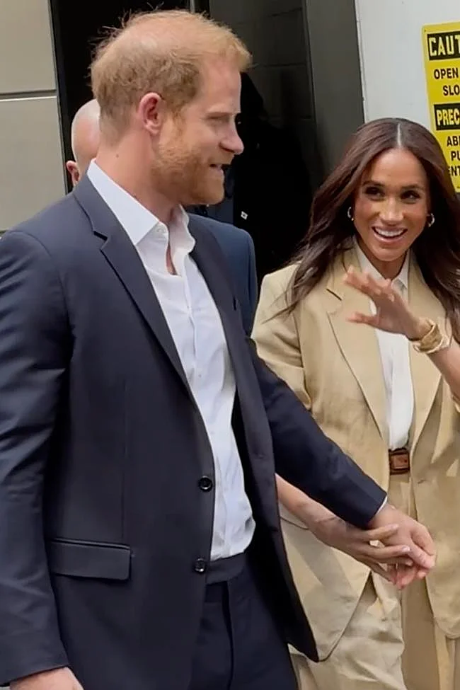 Meghan Markle et Harry lors d'un événement à New York.