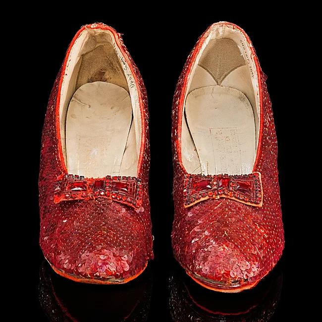 Les chaussures très chères de Judy Garland.