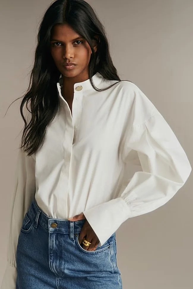 Chemise blanche Sézane (125 euros)