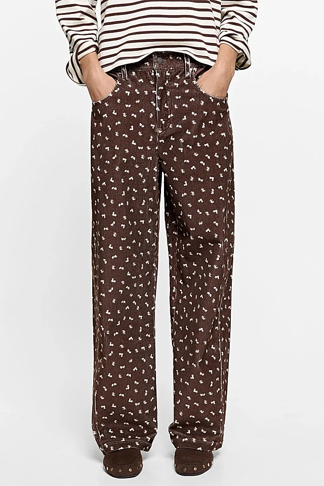 Pantalon imprimé Parfois (49,99 euros)