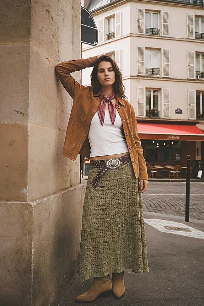 Veste effet daim Springfield (59,99 euros)