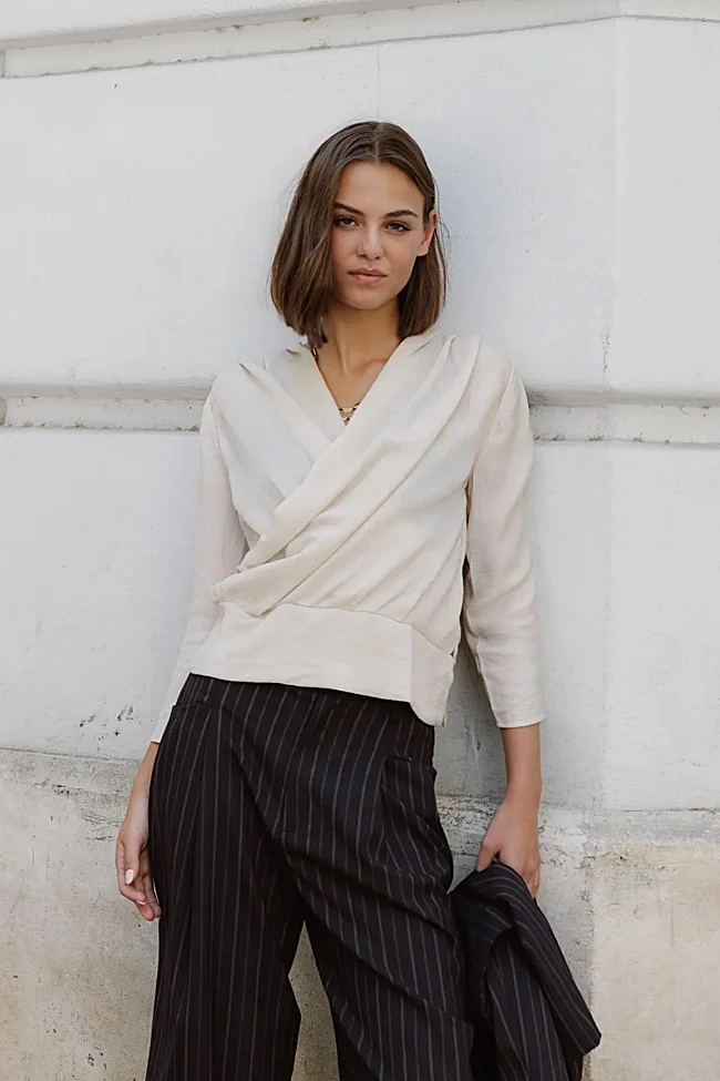 Blouse blanche de Renatta & Go (35,99 euros)
